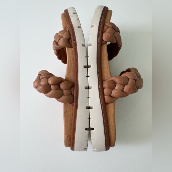 Born Leather Braided Slide Sandals - Picture 4 of 11